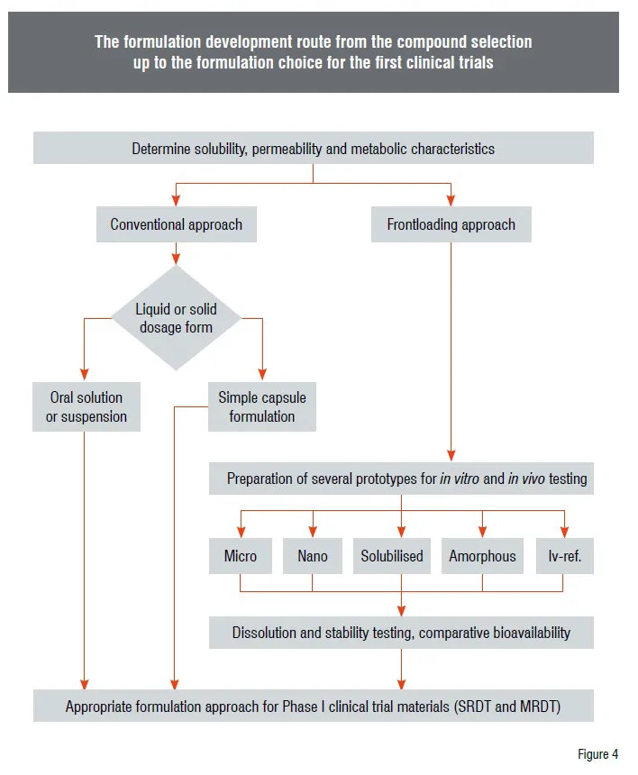 The formulation development route