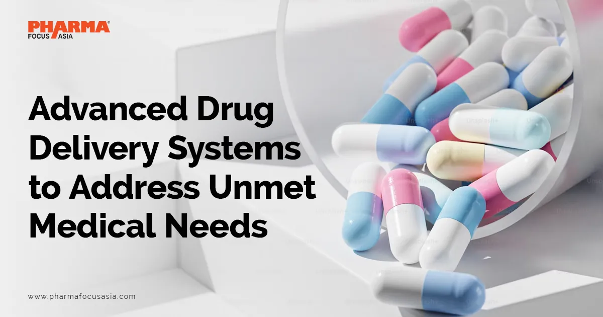 Address Unmet Medical Needs Using Drug Delivery Systems