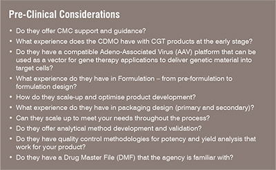  pre-clinical stages