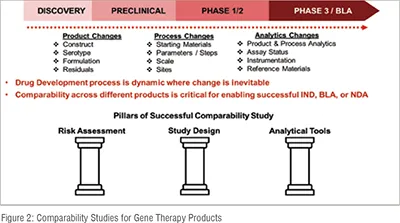 Comparative pipeline: research gene discovery vs. GMP manufacturing readiness