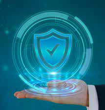 Healthcare professional using blockchain for data security