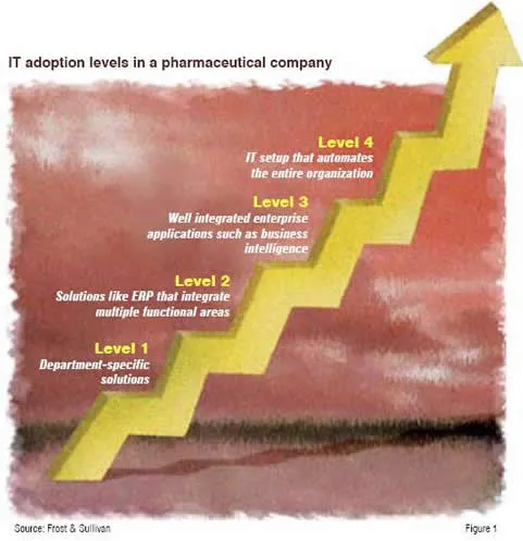 IT adoption levels in a pharmaceutical company