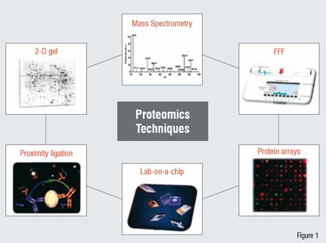 Various proteomics techniques