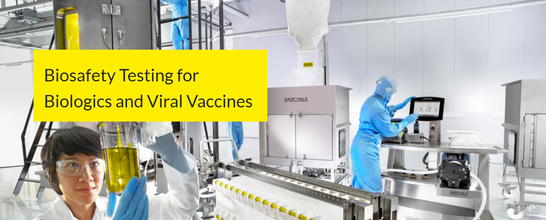 sartorius biologics testing banner