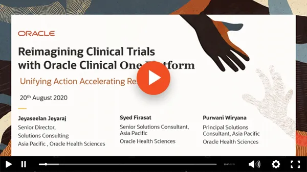 Oracle Webinar Video